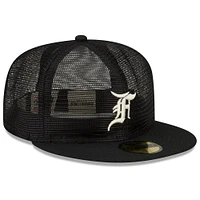 Men's New Era x Fear of God  Black Mesh 59FIFTY Fitted Hat