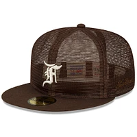 Men's New Era x Fear of God  Brown Mesh 59FIFTY Fitted Hat