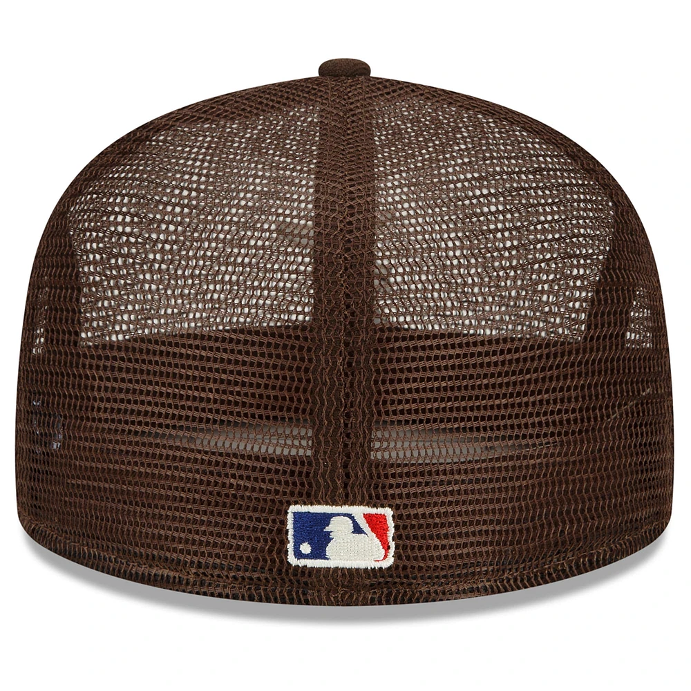 Men's New Era x Fear of God  Brown Mesh 59FIFTY Fitted Hat