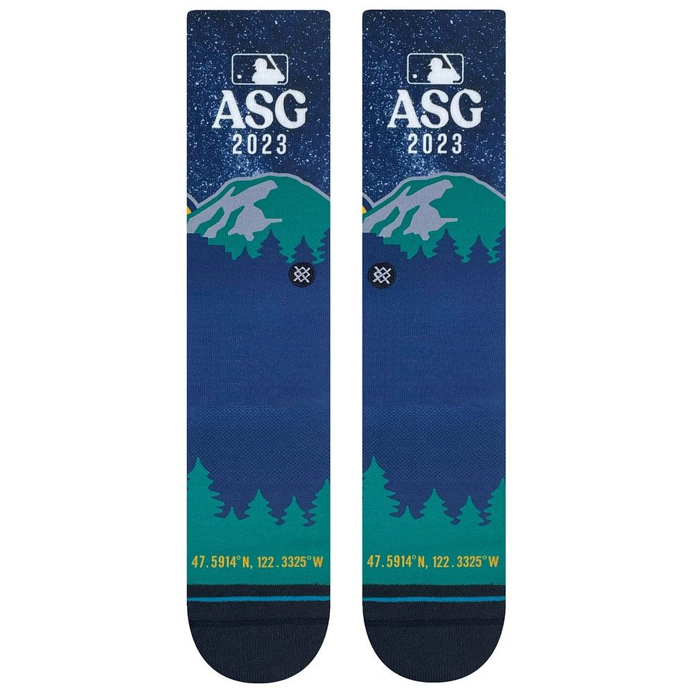 Men's Stance Navy 2023 MLB All-Star Game Home Run Derby Galaxy Crew Socks