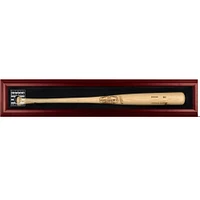 National Baseball Hall of Fame Logo Brown Framed Single Bat Display Case