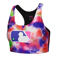 Soutien-gorge haute brillance Terez MLB Batterman Neon Tie-Dye pour femmes