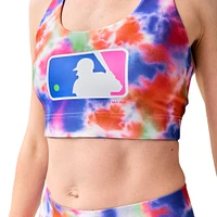 Soutien-gorge haute brillance Terez MLB Batterman Neon Tie-Dye pour femmes