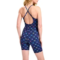 Women's Terez Navy MLB TLC Short Bodysuit