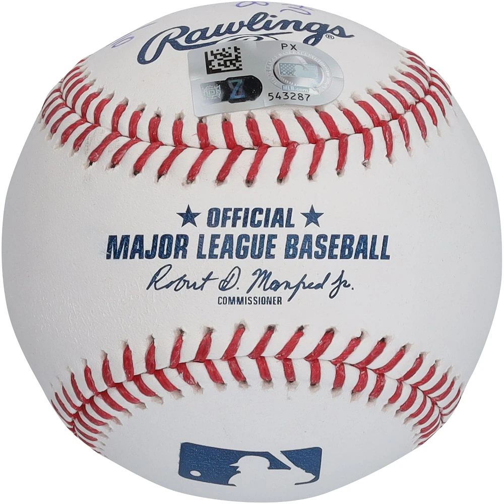 Gary Sheffield Autographed Baseball with Multiple Inscriptions - Limited Edition #10/10