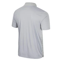 Men's Colosseum Gray Montana Grizzlies Cybernetic Polo