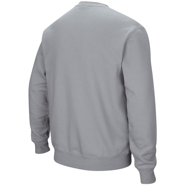 Colosseum Gris Chiné Montana Grizzlies Arch & Logo Tackle Twill Pullover Homme