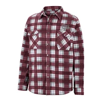 Men's Colosseum Maroon Montana Grizzlies Ellis Full-Snap Jacket