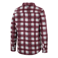 Men's Colosseum Maroon Montana Grizzlies Ellis Full-Snap Jacket