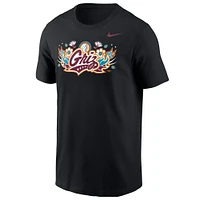 T-shirt en coton noir Nike Montana Grizzlies Core pour homme