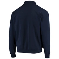 Men's Colosseum Navy Montana State Bobcats Tortugas Logo Quarter-Zip Jacket