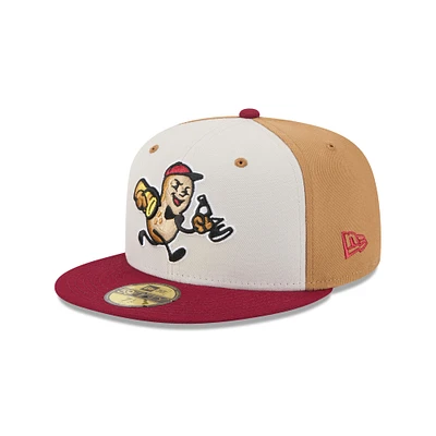 Casquette ajustée 59FIFTY Montgomery Biscuits beige clair pour homme de New Era