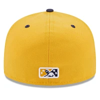 Casquette ajustée New Era Montgomery Biscuits Authentic Collection avec logo alternatif 59FIFTY pour homme
