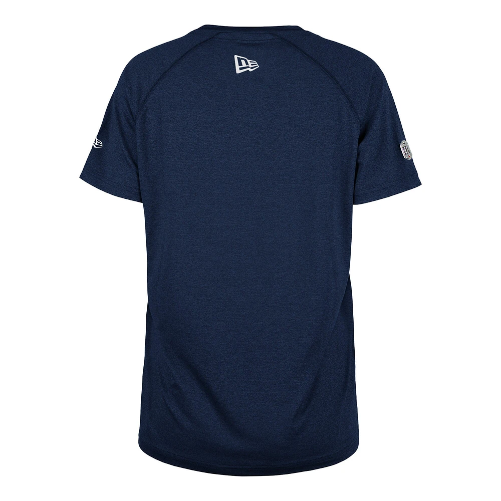 Women's New Era  Navy Montreal Alouettes Sideline Circuit Performance T-Shirt