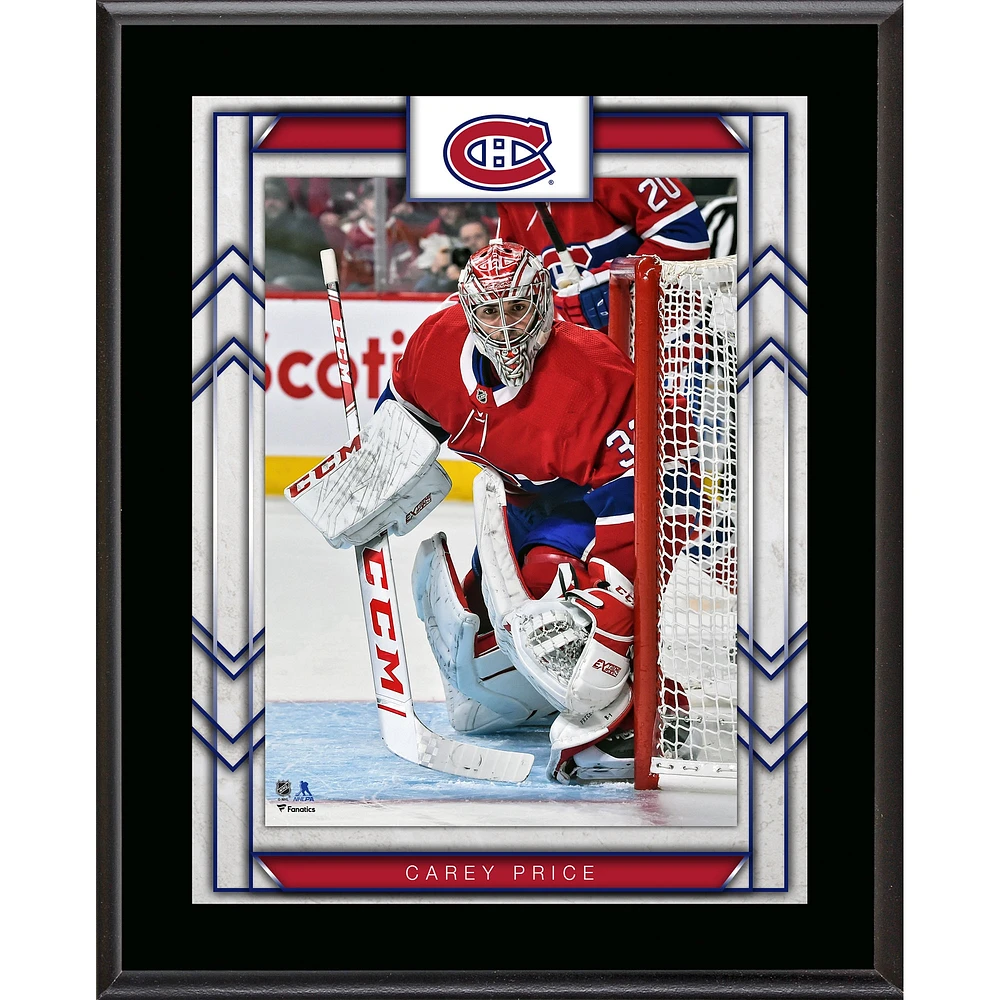 Carey Price Montreal Canadiens 10.5" x 13" Sublimated Player Plaque