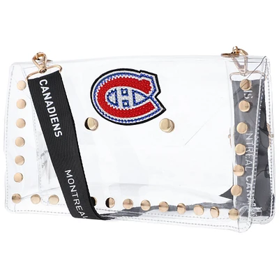 V110695 Sac enveloppe transparent Cndian avec logo en cristal ACCLUGCBD