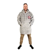 Gray Montreal Canadiens Game Time Hoodie Blanket