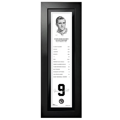 Maurice Richard Montreal Canadiens - Legends Line 6'' x 22'' Framed Photo