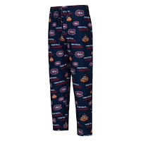 Men's Concepts Sport  Navy Montreal Canadiens All Over Print Knit Pants
