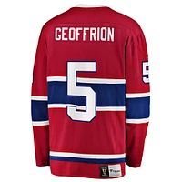 Men's Fanatics Bernie Geoffrion Red Montreal Canadiens Premier Breakaway Retired - Player Jersey