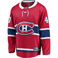 Men's Fanatics Joel Armia Red Montreal Canadiens Home Breakaway Player Jersey