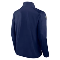 Men's Fanatics  Navy Montreal Canadiens Authentic Pro Rink Fleece Full-Zip Jacket