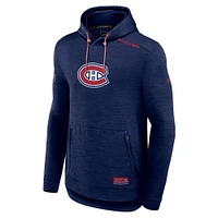 Men's Fanatics  Navy Montreal Canadiens Fleece Pullover Hoodie