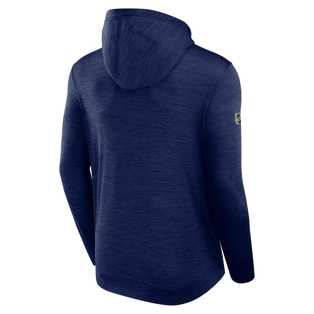 Men's Fanatics  Navy Montreal Canadiens Fleece Pullover Hoodie