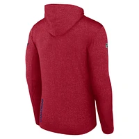 Men's Fanatics Red Montreal Canadiens Authentic Pro Lightweight Pullover Hoodie