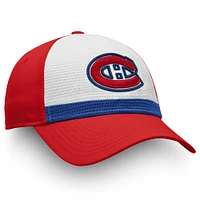 Men's Fanatics White/Red Montreal Canadiens Breakaway Current Jersey Flex Hat