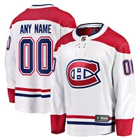 Men's Fanatics White Montreal Canadiens Breakaway - Custom Jersey