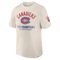 Men's Fanatics White Montreal Canadiens Decades Collection Timeless T-Shirt