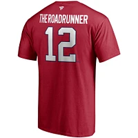 Fanatiques masculins de marque Yvan Cournoyer Rouge des Canadiens Montréal Authentic Stack Nom et numéro du joueur retraité - T-shirt