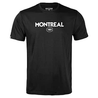 Men's Levelwear  Black Montreal Canadiens Richmond City Capsule T-Shirt
