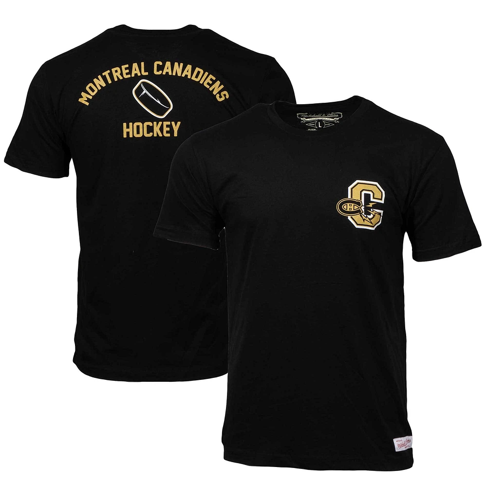 Men's Mitchell & Ness Black Montreal Canadiens Eye Of The Tiger T-Shirt