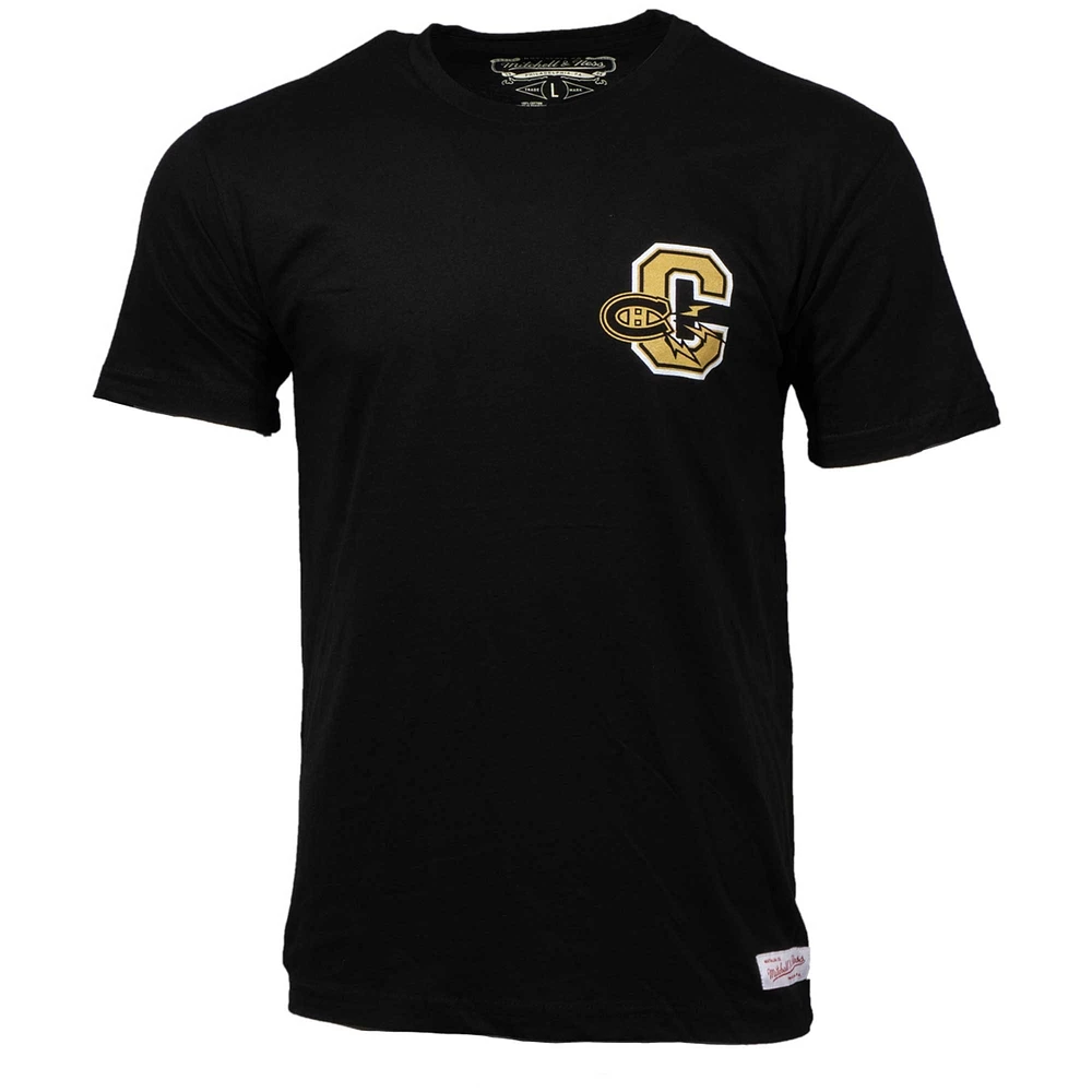 Men's Mitchell & Ness Black Montreal Canadiens Eye Of The Tiger T-Shirt