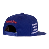 Men's Mitchell & Ness Navy Montreal Canadiens Varsity Graduation Snapback - Hat
