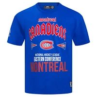 Men's Pro Standard Blue Montreal Canadiens Oversized City Tour T-Shirt