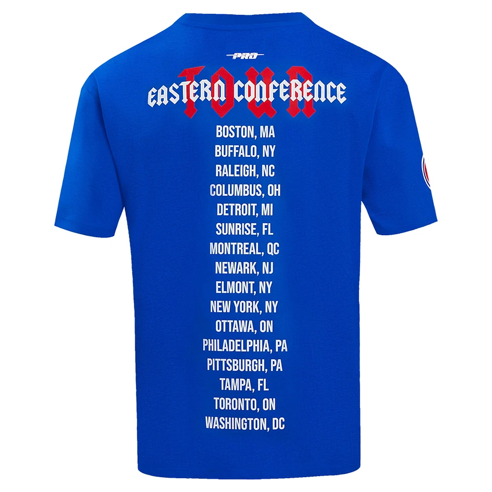 Men's Pro Standard Blue Montreal Canadiens Oversized City Tour T-Shirt