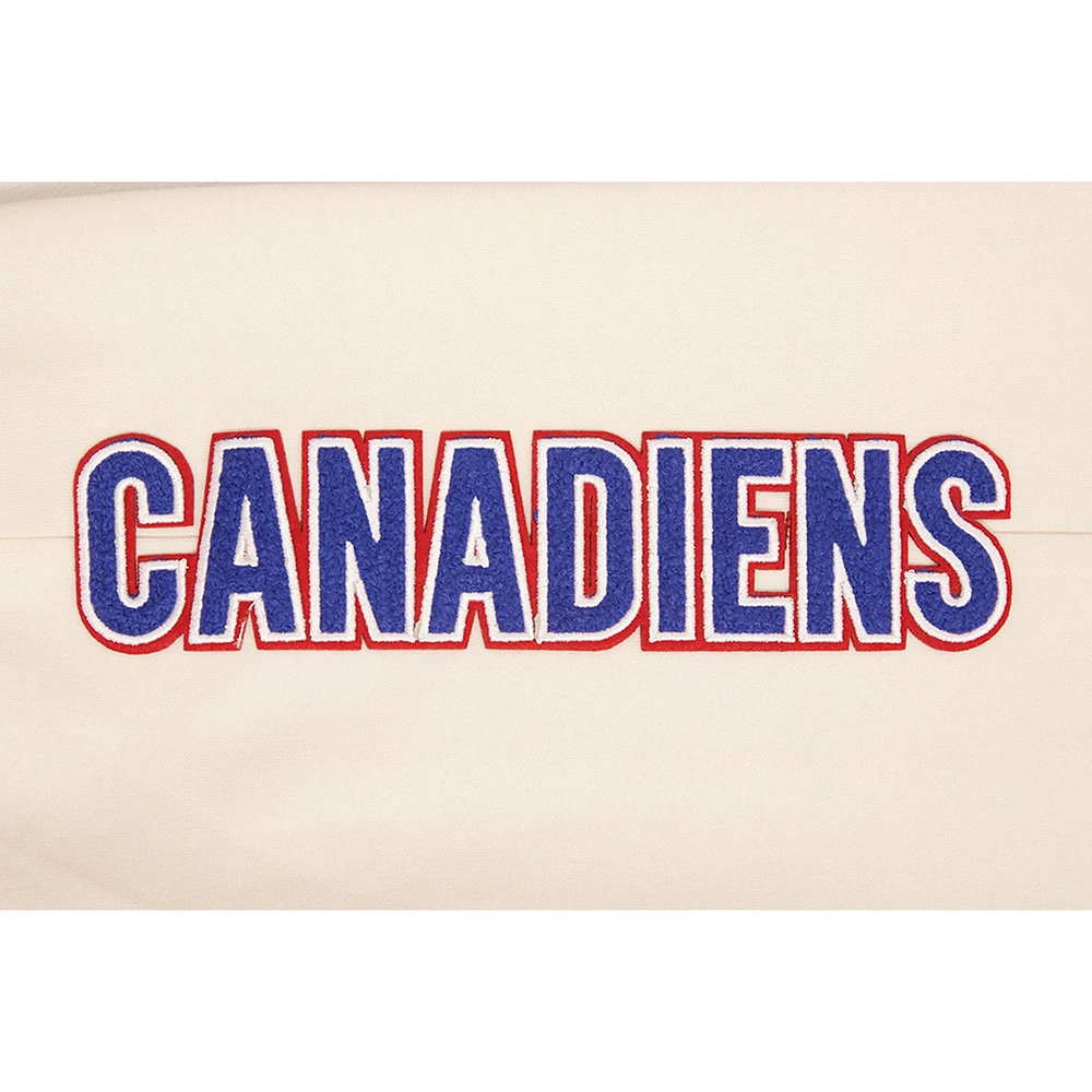 Men's Pro Standard Cream Montreal Canadiens Classic Chenille Jogger Pants