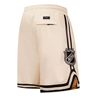 Men's Pro Standard Cream Montreal Canadiens Classic Chenille Shorts