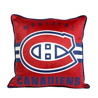 Montreal Canadiens 2-Pack 50" x 60" Holiday Throw Blanket and Cushion Set