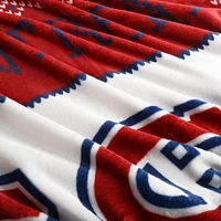 Montreal Canadiens 2-Pack 50" x 60" Holiday Throw Blanket and Cushion Set