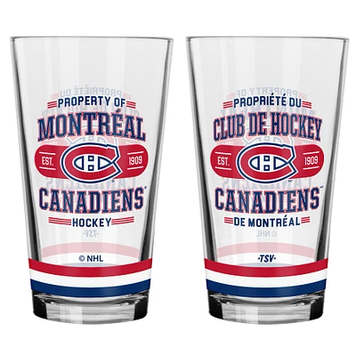 Montreal Canadiens 2-Piece Mixing Glass Set
