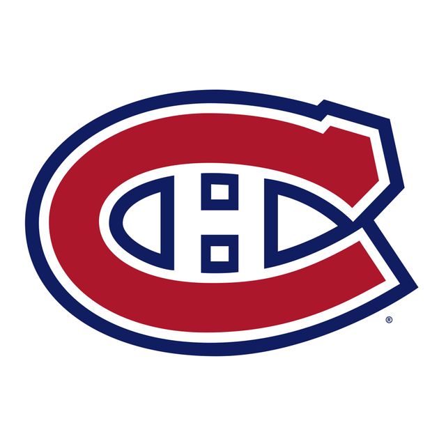 Décalcomanie murale repositionnable avec logo d'équipe 36'' x 36'' des Canadiens de Montréal