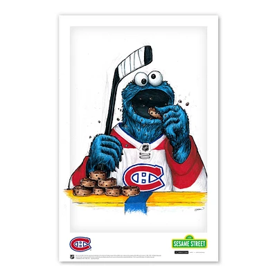 Canadiens de Montréal Looney Tunes 11"x 17" affiche imprimée