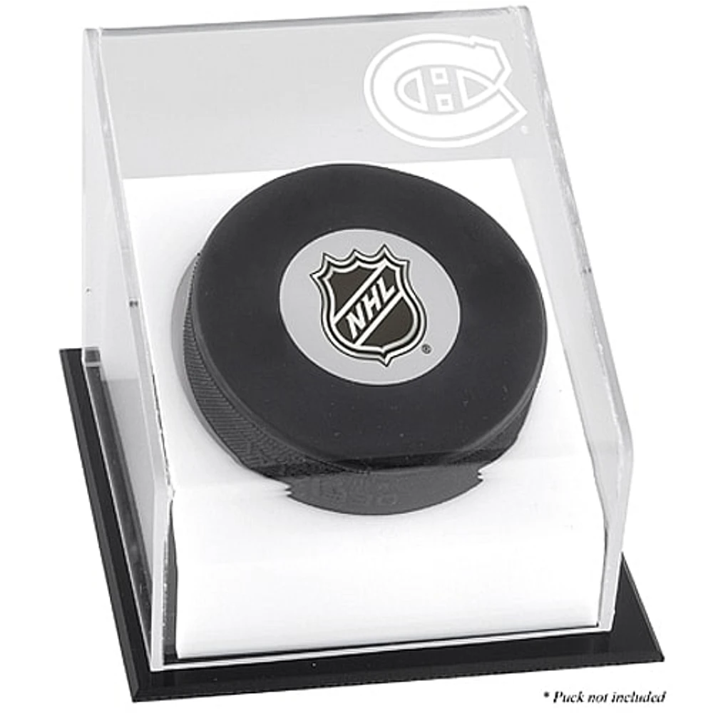 Montreal Canadiens Puck Deluxe Logo Display Case