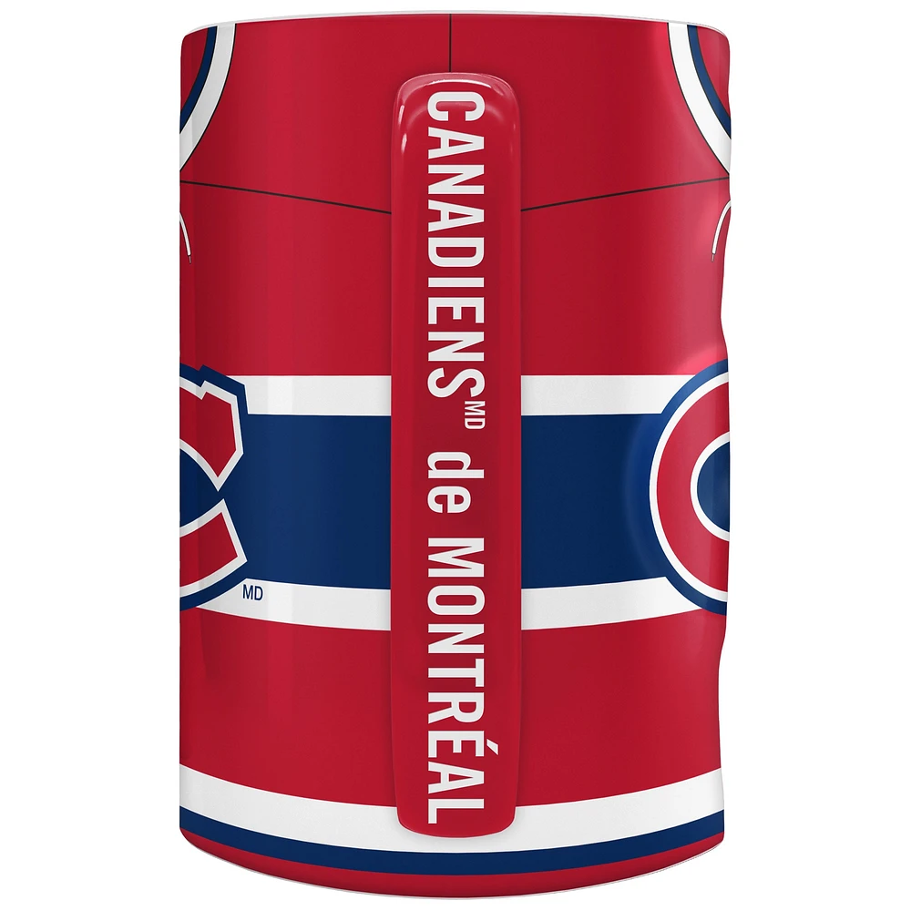 The Sports Vault Montreal Canadiens 20 oz. Jersey Sculpted Mug