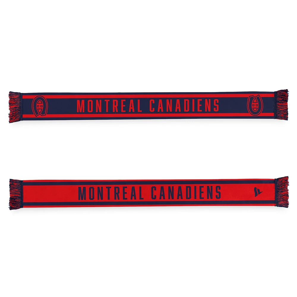 Pack combo écharpe, gants et tricot unisexe Fanatics Canadiens de Montréal