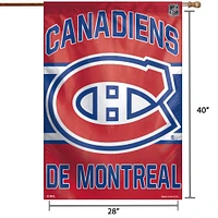 WinCraft Montreal Canadiens 28" x 40" Primary Logo Single-Sided Vertical Banner